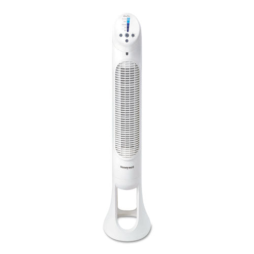 Image of Honeywell Quietset Whole Room Tower Fan, White, 5 Speed