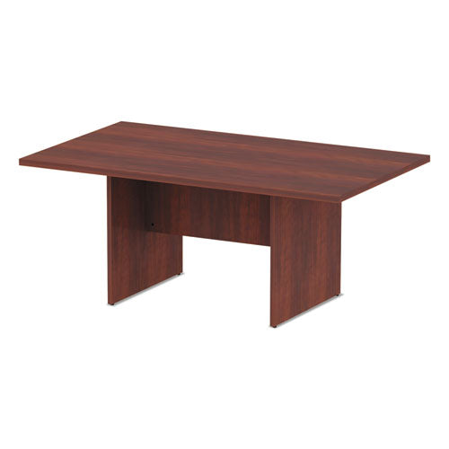 Image of Alera® Alera Valencia Series Conference Table, Rectangular, 70.88w x 41.38d x 29.5h, Medium Cherry