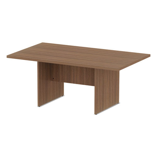 Image of Alera® Alera Valencia Series Conference Table, Rectangular, 70.88w x 41.38d x 29.5h, Modern Walnut