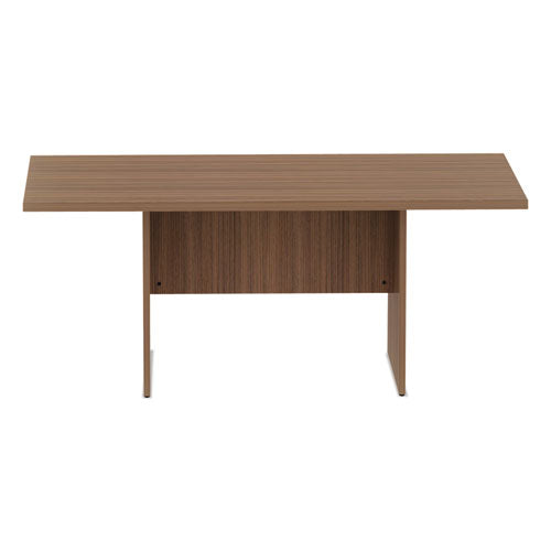Image of Alera® Alera Valencia Series Conference Table, Rectangular, 70.88w x 41.38d x 29.5h, Modern Walnut