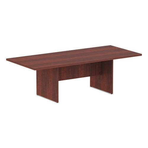 Image of Alera® Alera Valencia Series Conference Table, Rectangular, 94.5w x 41.38d x 29.5h, Medium Cherry