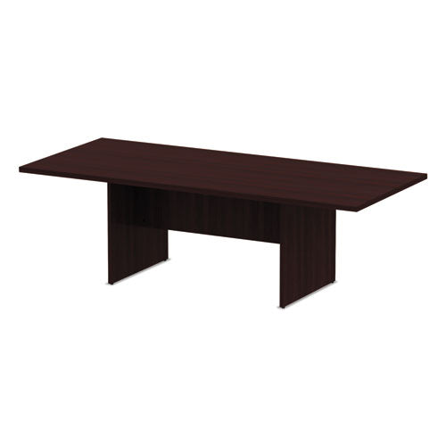 Image of Alera® Alera Valencia Series Conference Table, Rectangular, 94.5w x 41.38d x 29.5h, Mahogany