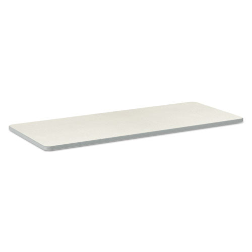 Image of HON® Build Rectangle Shape Table Top, 60w X 24d, Silver Mesh