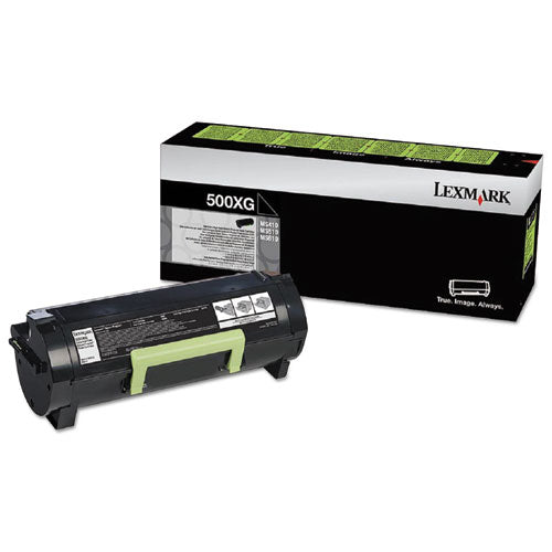 Image of Lexmark 50f0x0g High-Yield Toner, 10,000 Page-Yield, Black