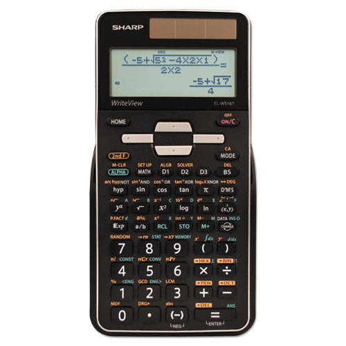 Image of Sharp® El-W516tbsl Scientific Calculator, 16-Digit Lcd