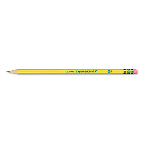 Image of Ticonderoga® Pencil Value Pack, HB (#2), Black Lead, Yellow Barrel, 96/Pack
