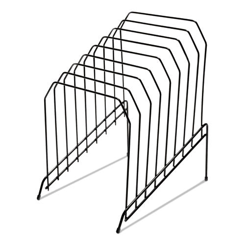 Image of Universal® Wire Tiered File Sorter, 8 Sections, Letter To Legal Size Files, 8" X 10.5" X 12.5", Black