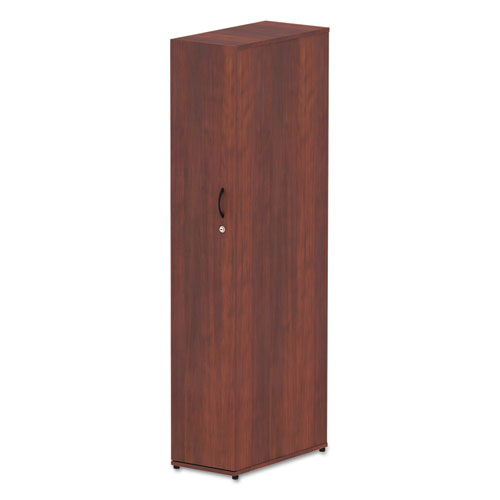 Image of Alera® Alera Valencia Series Wardrobe, 11.88w x 22.78d x 65h, Medium Cherry
