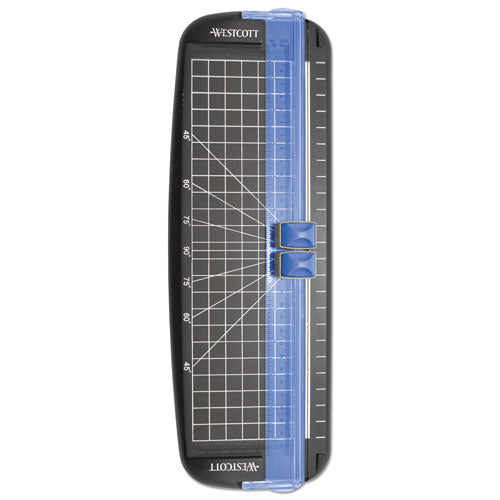 Image of Westcott® Multi-Purpose Personal Trimmer, 10 Sheets, 12" Cut Length, Plastic Base, 6.38 X 12