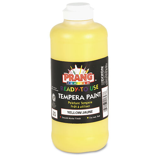 Image of Prang® Ready-To-Use Tempera Paint, Yellow, 16 Oz Dispenser-Cap Bottle