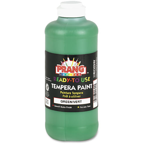 Image of Prang® Ready-To-Use Tempera Paint, Green, 16 Oz Dispenser-Cap Bottle