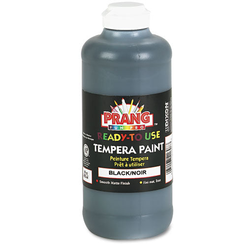 Image of Prang® Ready-To-Use Tempera Paint, Black, 16 Oz Dispenser-Cap Bottle