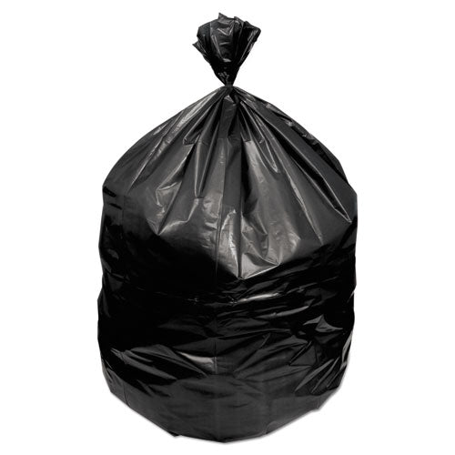 Image of AccuFit® Linear Low Density Can Liners with AccuFit Sizing, 23 gal, 1.3 mil, 28" x 45", Black, 20 Bags/Roll, 10 Rolls/Carton