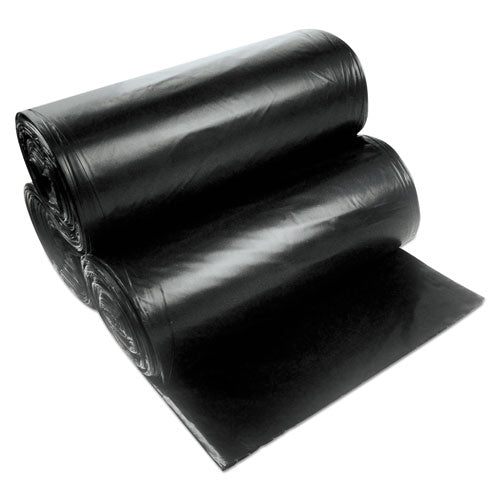 Image of AccuFit® Linear Low Density Can Liners with AccuFit Sizing, 23 gal, 1.3 mil, 28" x 45", Black, 20 Bags/Roll, 10 Rolls/Carton