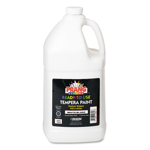 Image of Prang® Ready-To-Use Tempera Paint, White, 1 Gal Bottle