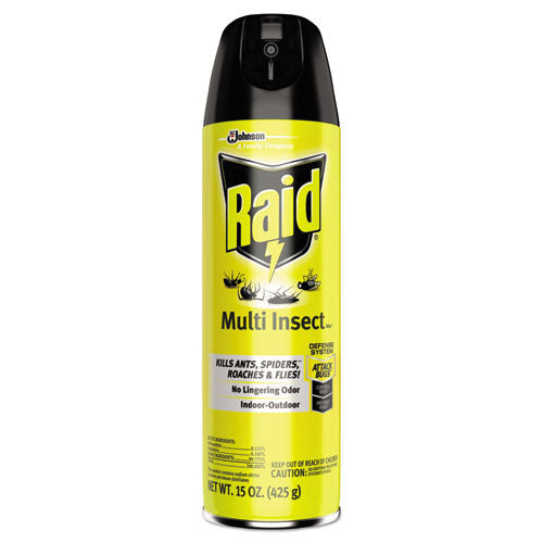 Image of Raid® Multi Insect Killer, 15 oz Aerosol Spray