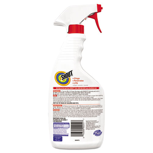 Image of Shout® Laundry Stain Treatment, Pleasant Scent, 22 Oz Trigger Spray Bottle