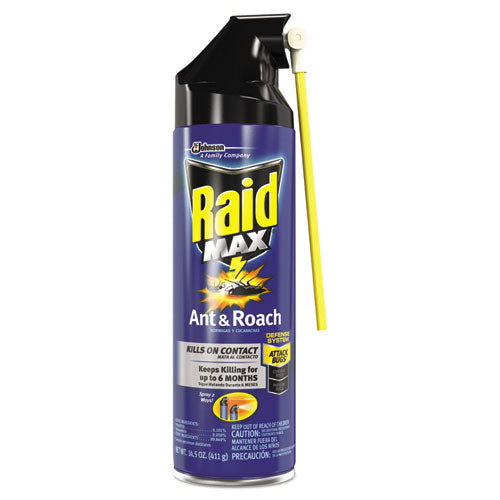 Image of Raid® Ant/Roach Killer, 14.5 oz Aerosol Spray, Unscented