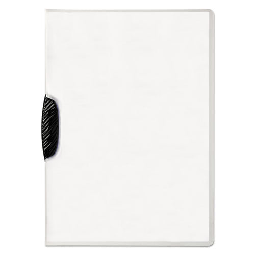 Image of Durable® Swingclip Clear Report Cover, Swing Clip, 8.5 X 11, Black Clip, 25/box