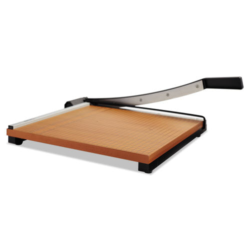 Image of X-ACTO® Square Commercial Grade Wood Base Guillotine Trimmer, 15 Sheets, 15" Cut Length, 15 X 15