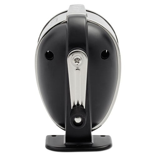 Image of X-ACTO® Ks Manual Classroom Pencil Sharpener, Table/wall-Mount Design, Manually-Powered, 2.75 X 4.75 X 4.25, Black/nickel