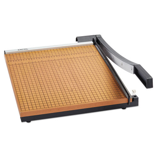 Image of X-ACTO® Square Commercial Grade Wood Base Guillotine Trimmer, 15 Sheets, 15" Cut Length, 15 X 15