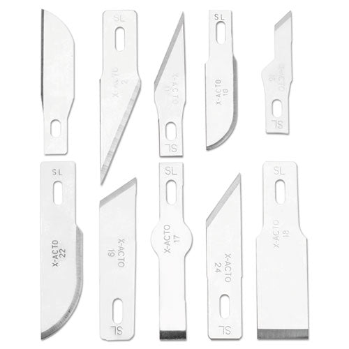 Image of X-ACTO® Knife Set, 3 Knives, 10 Blades, Carrying Case
