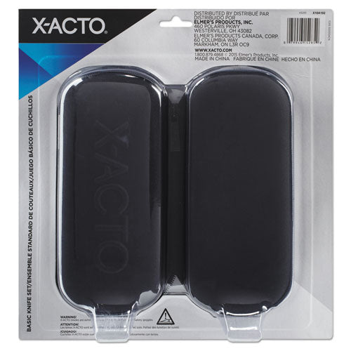 Image of X-ACTO® Knife Set, 3 Knives, 10 Blades, Carrying Case