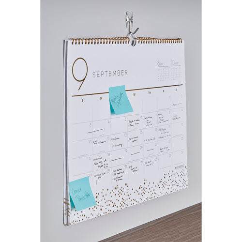 Image of Command Clear Hooks and Strips, Small, Plastic/Metal, 0.5 lb Capacity, 3 Hooks and 4 Strips/Pack