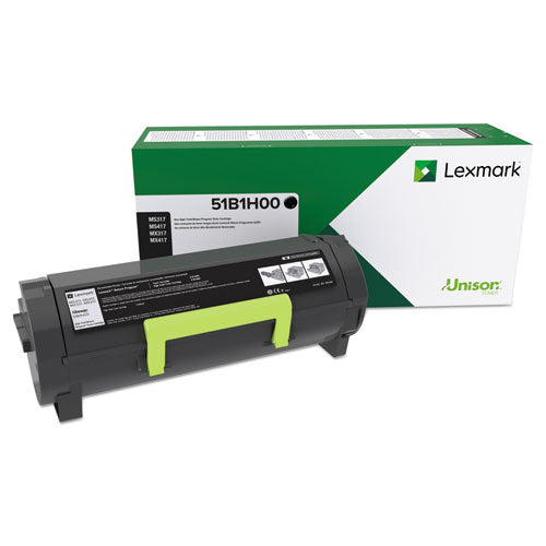 Image of Lexmark 51b1h00 Unison High-Yield Toner, 8,500 Page-Yield, Black
