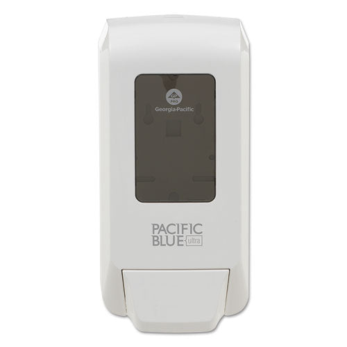 Image of Georgia Pacific® Professional Pacific Blue Ultra Soap/sanitizer Dispenser, 1,200 Ml, White