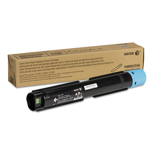 Image of Xerox® 106r03740 Extra High-Yield Toner, 16,500 Page-Yield, Cyan