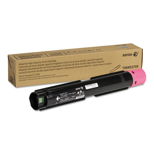 Image of Xerox® 106r03759 High-Yield Toner, 10,100 Page-Yield, Magenta
