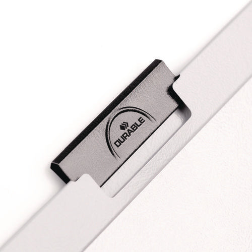 Image of Durable® Duraclip Report Cover, Clip Fastener, Clear/dark Blue, 25/box