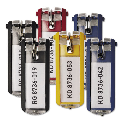 Image of Durable® Locking Key Cabinet, 36-Key, Brushed Aluminum, Silver, 11.75 x 4.63 x 11