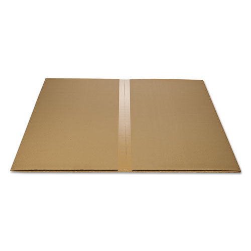 Image of Alera® All Day Use Non-Studded Chair Mat For Hard Floors, 36 X 48, Lipped, Clear
