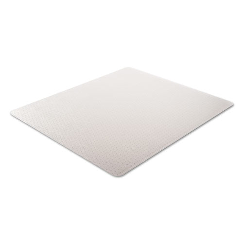 Image of Alera® Occasional Use Studded Chair Mat For Flat Pile Carpet, 46 X 60, Rectangular, Clear