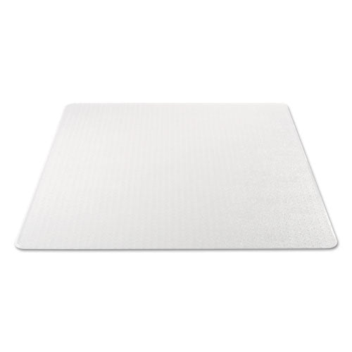 Image of Alera® Occasional Use Studded Chair Mat For Flat Pile Carpet, 46 X 60, Rectangular, Clear