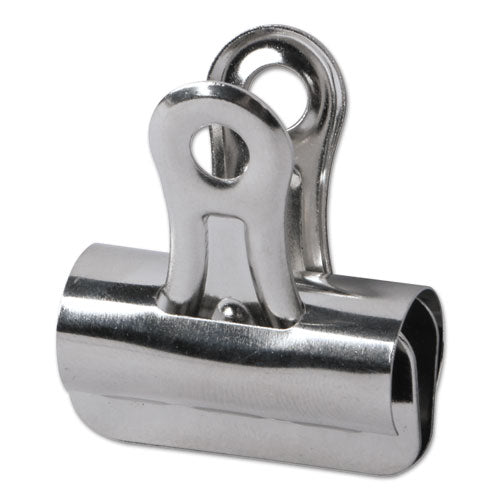 Image of Universal® Bulldog Clips, Small, Nickel, 36/Pack