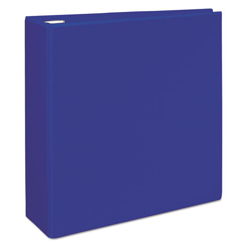 Image of Avery® Heavy-Duty View Binder With Durahinge And Locking One Touch Ezd Rings, 3 Rings, 4" Capacity, 11 X 8.5, Pacific Blue