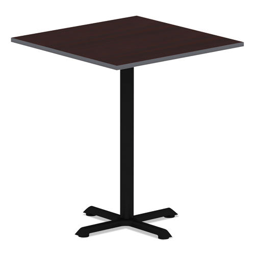 Image of Alera® Reversible Laminate Table Top, Square, 35.38w X 35.38d, Medium Cherry/mahogany