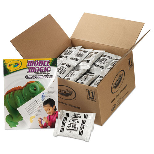 Image of Crayola® Model Magic Modeling Compound,1 Oz Packs, 75 Packs, White, 6 Lbs 13 Oz