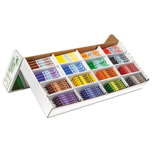 Image of Crayola® Crayon And Ultra-Clean Washable Marker Classpack, 8 Colors, 128 Each Crayons/markers, 256/box