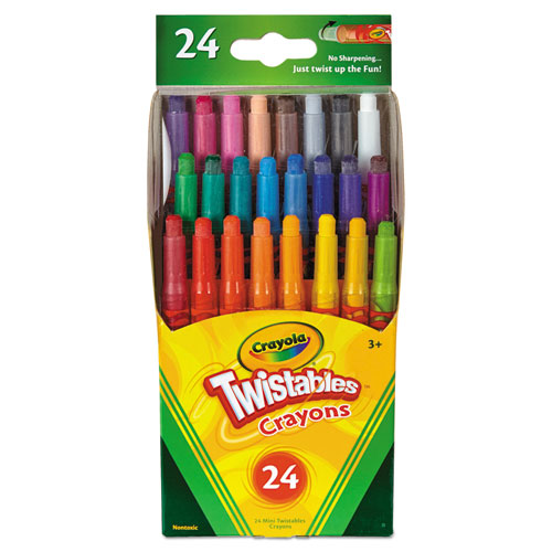 Image of Crayola® Twistables Mini Crayons, 24 Colors/pack