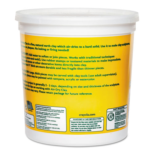 Image of Crayola® Air-Dry Clay, White, 5 Lbs