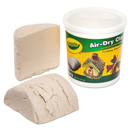 Image of Crayola® Air-Dry Clay, White, 5 Lbs