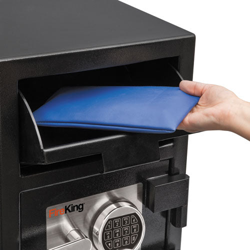 Image of FireKing® Depository Security Safe, 2.72 Cu Ft, 24w X 13.4d X 10.83h, Black