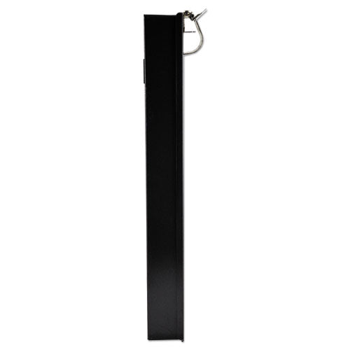 Image of Saunders Cruiser Mate Aluminum Storage Clipboard, 1.5" Clip Capacity, Holds 8.5 x 11 Sheets, Black