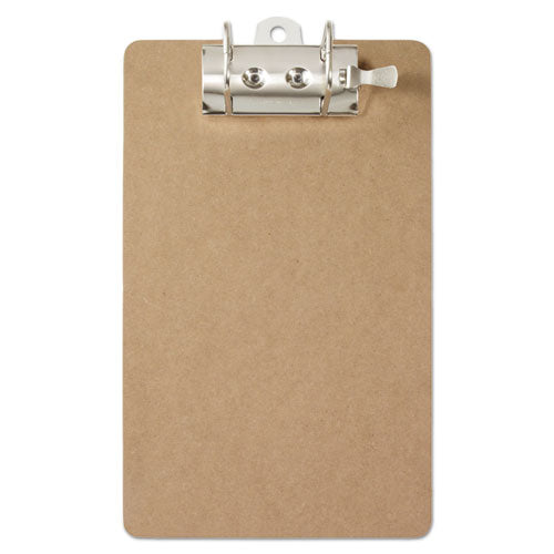 Image of Saunders Recycled Hardboard Archboard Clipboard, 2.5" Clip Capacity, Holds 8.5 x 11 Sheets, Brown