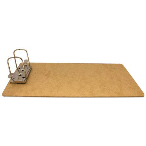 Image of Saunders Recycled Hardboard Archboard Clipboard, 2.5" Clip Capacity, Holds 8.5 x 14 Sheets, Brown